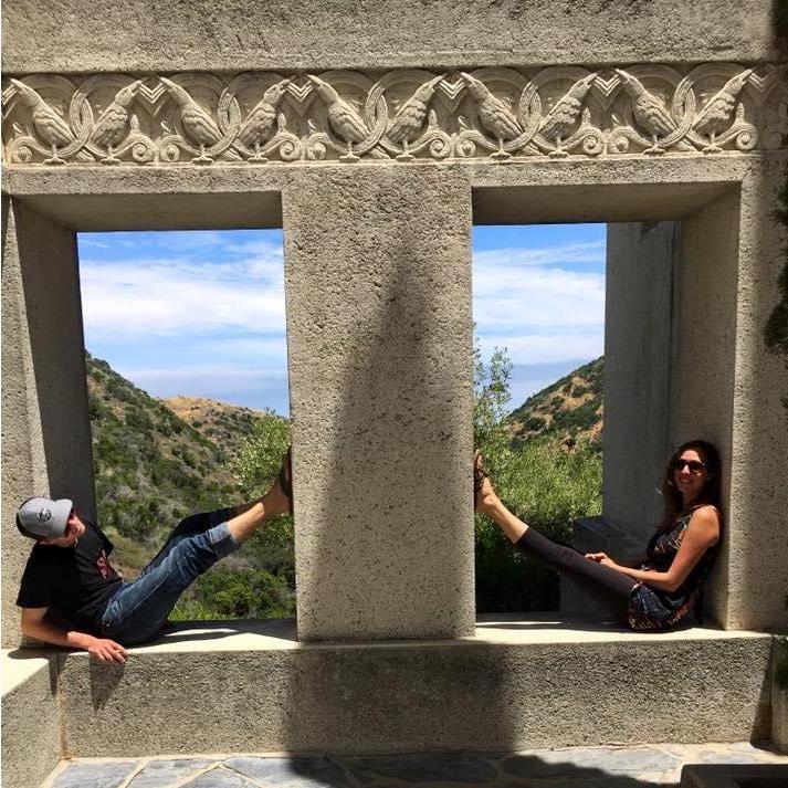 Catalina island with Shaun's family