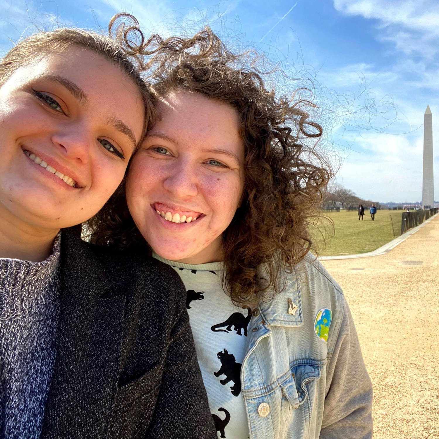 Our first vacation together, we went to DC! January, 2020