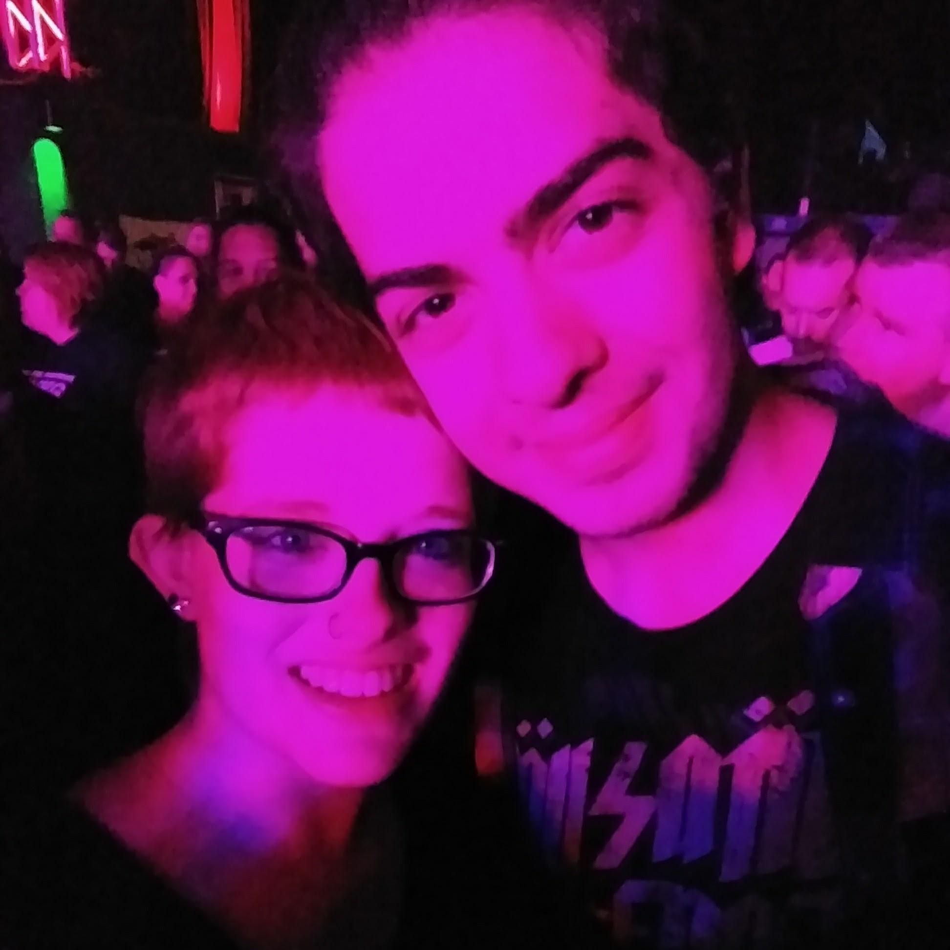 At a Skillet concert in Peoria!