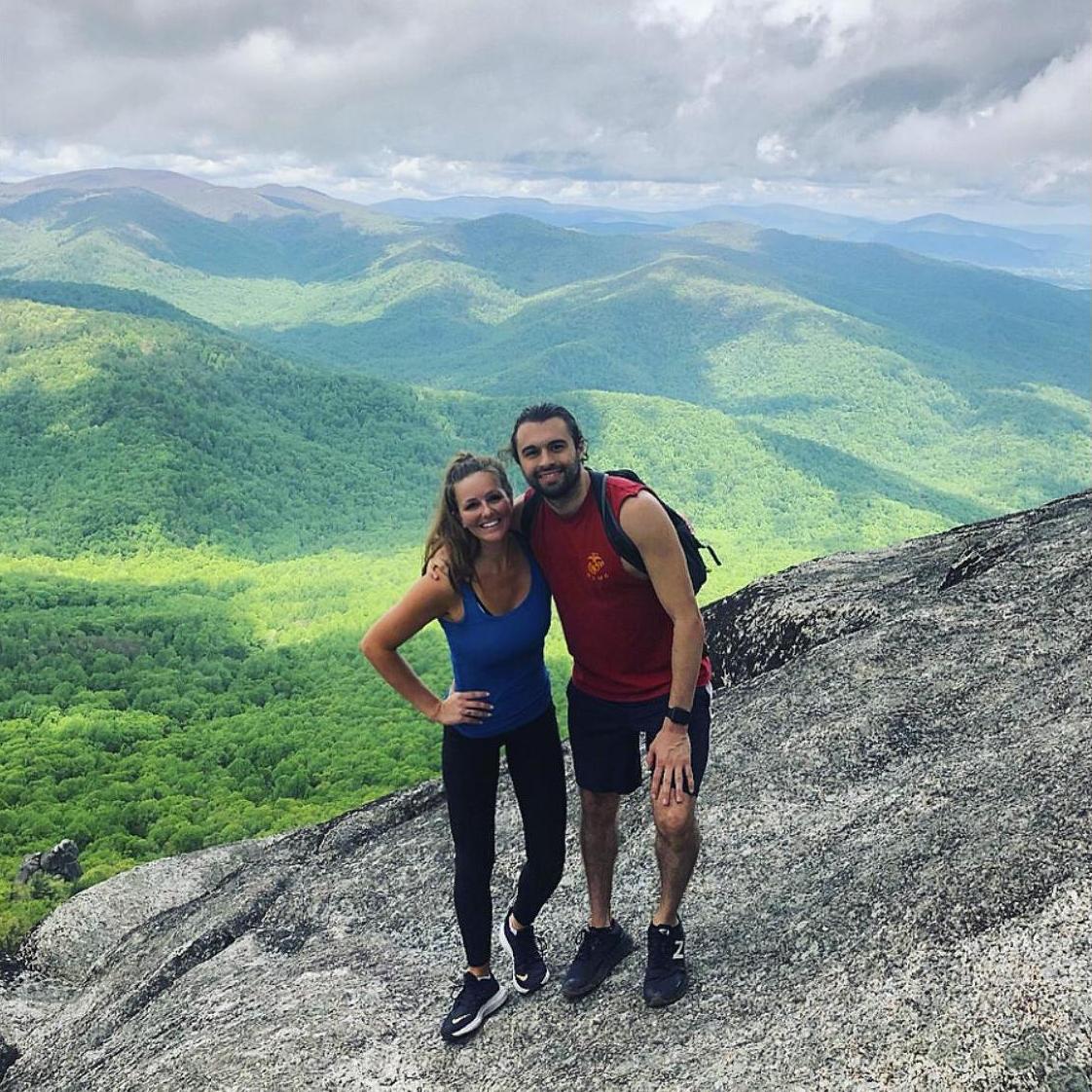 Hiking Old Rag Mountain at record speeds, because everything we do is a race or a competition.