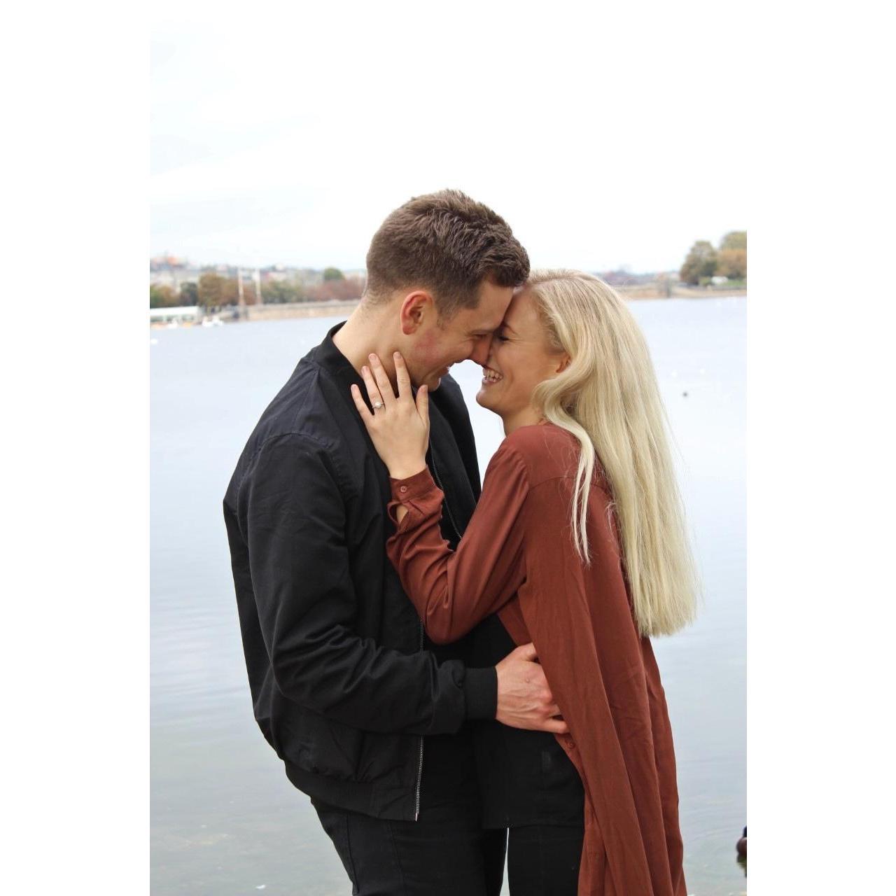 This is only the beginning of their big adventure as the future Mr & Mrs Chapman...