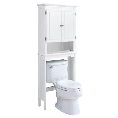 Wakefield No Tools Over the Toilet Space Saver in White