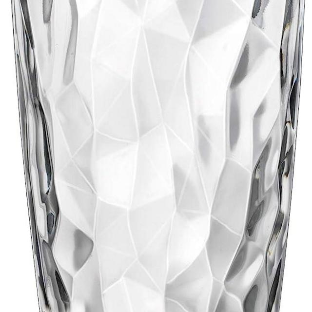 Bormioli Rocco Diamond Cooler Glass, Set of 4, 16 oz, Clear