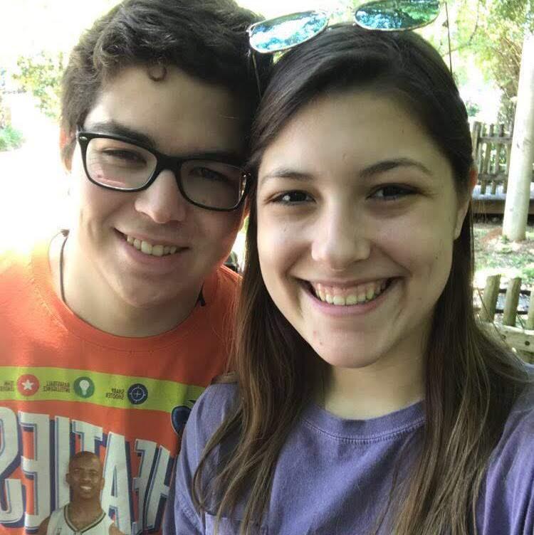 While we were long distance, we would sometimes meet up in Alexandria or Opelousas and have a date. This was taken at the Zoo in Alexandria on one of those dates.