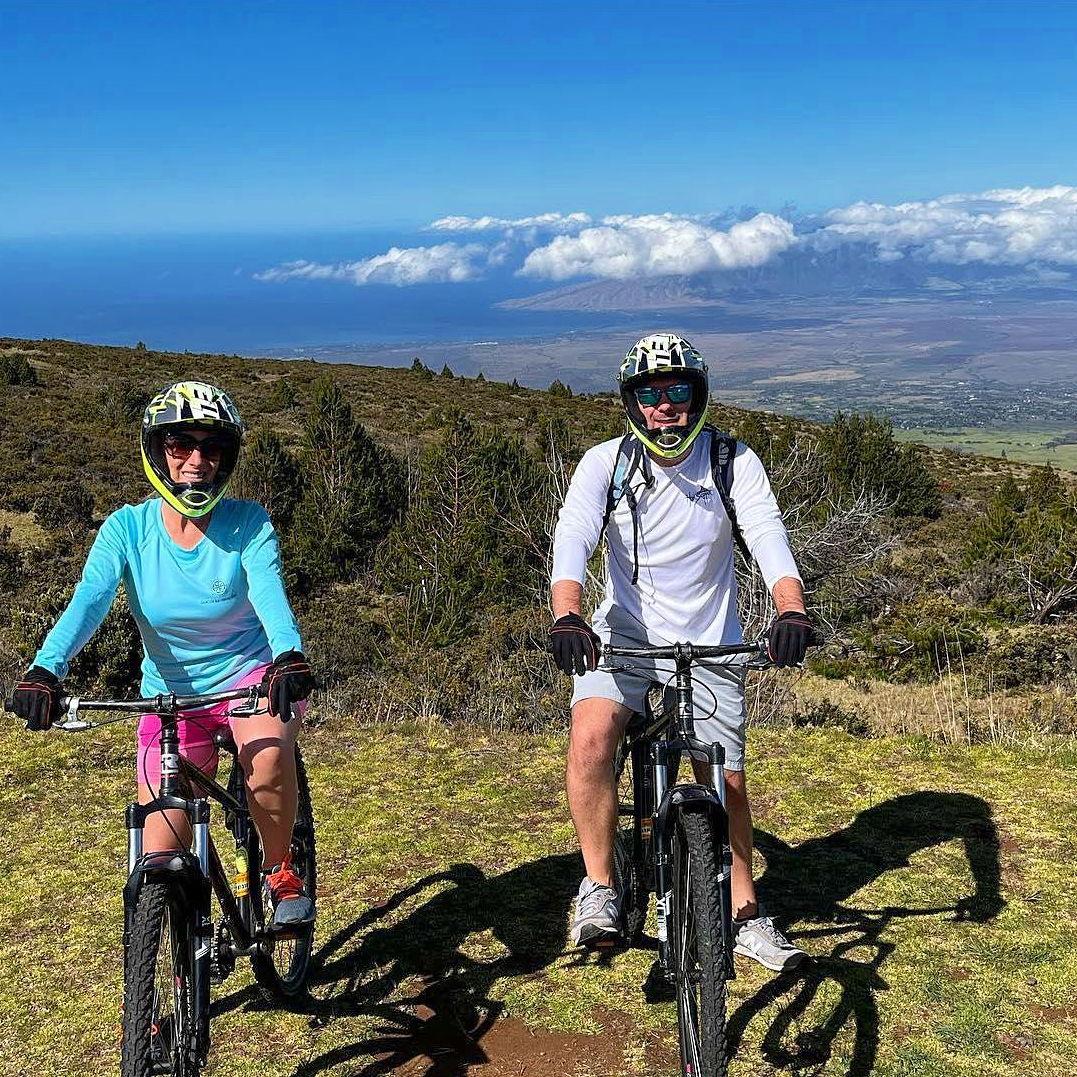 Biking a Hawaii volcano!
