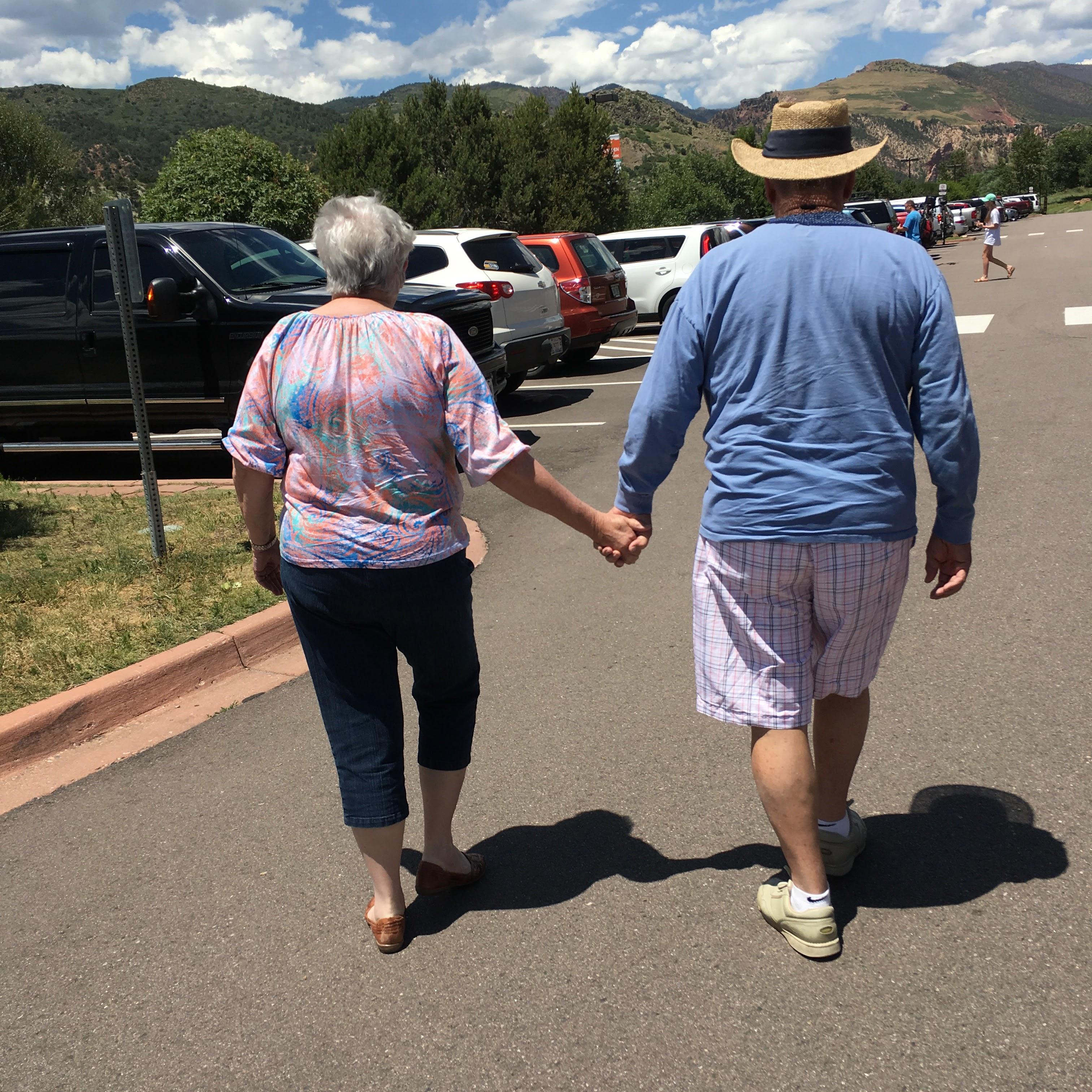 My sweet grandparents on a trip to Colorado.