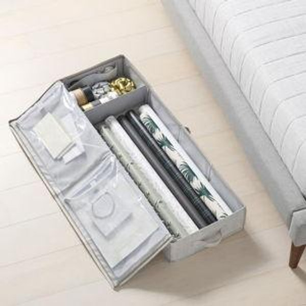 The Container Store Under Bed Gift Wrap Storage