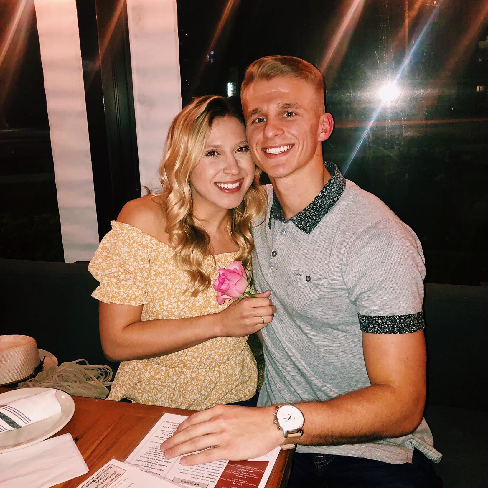 Valentine's Day dinner date at one of our favorite restaurants, Noble Crust.