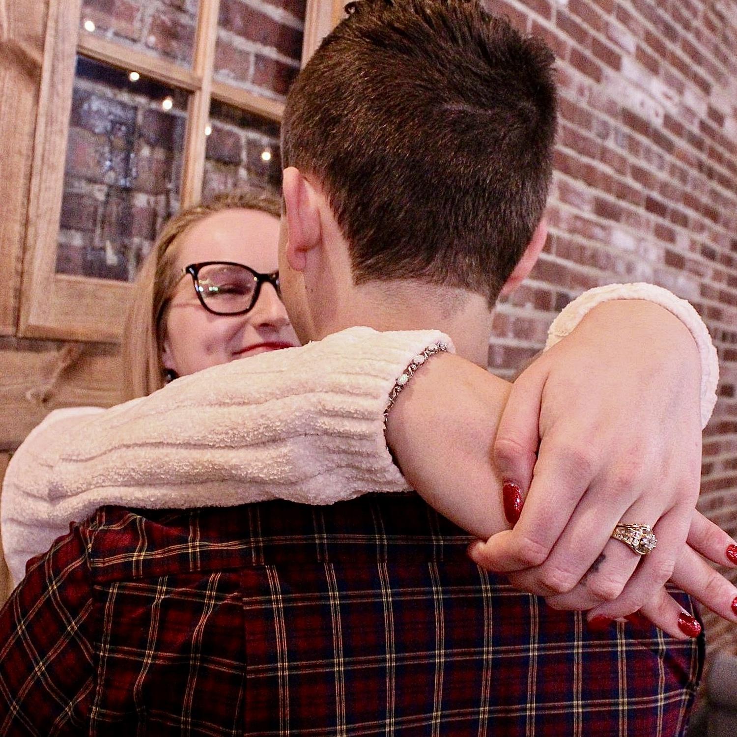 four years in and engaged!