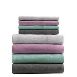Heathered Cotton Jersey Knit Sheet Set®