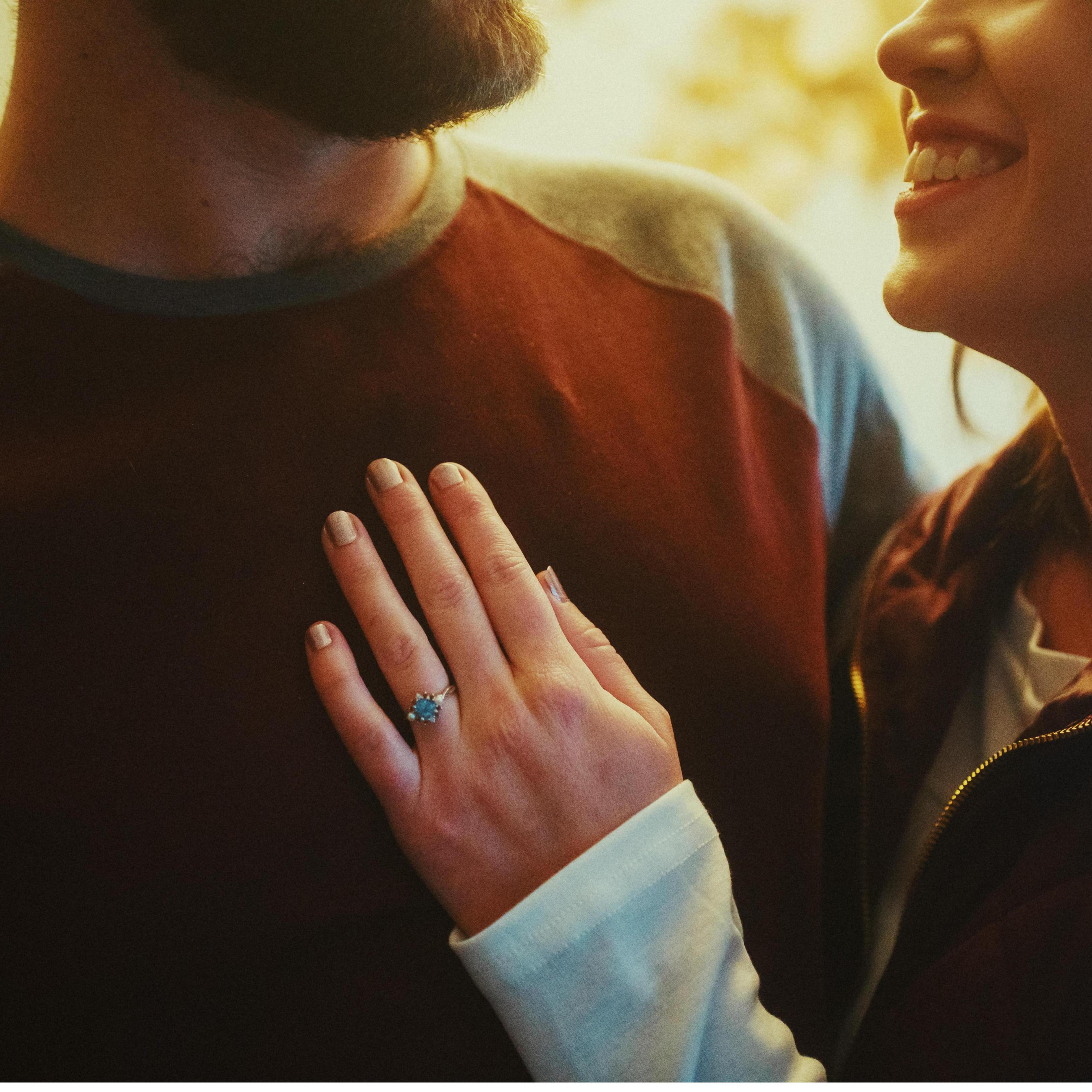 He designed the most beautiful ring in the world! He put so much meaning into every part, and I love it.