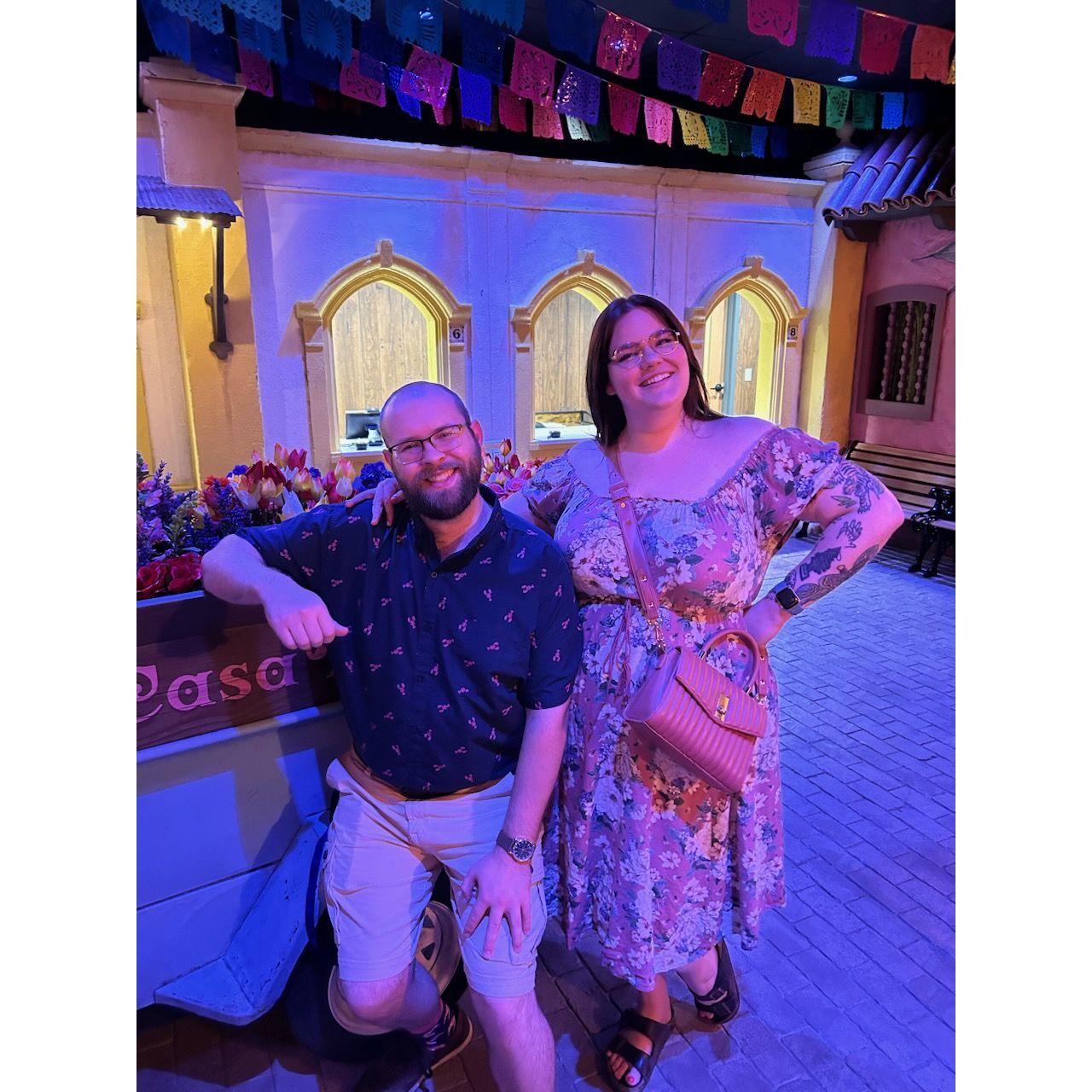 Posing at Casa Bonita!