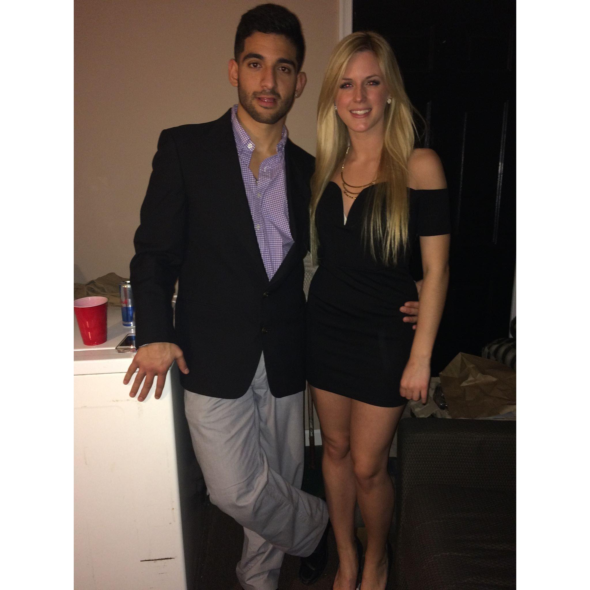 2014: Alfonso's fraternity winter formal & Michelle's 22nd birthday