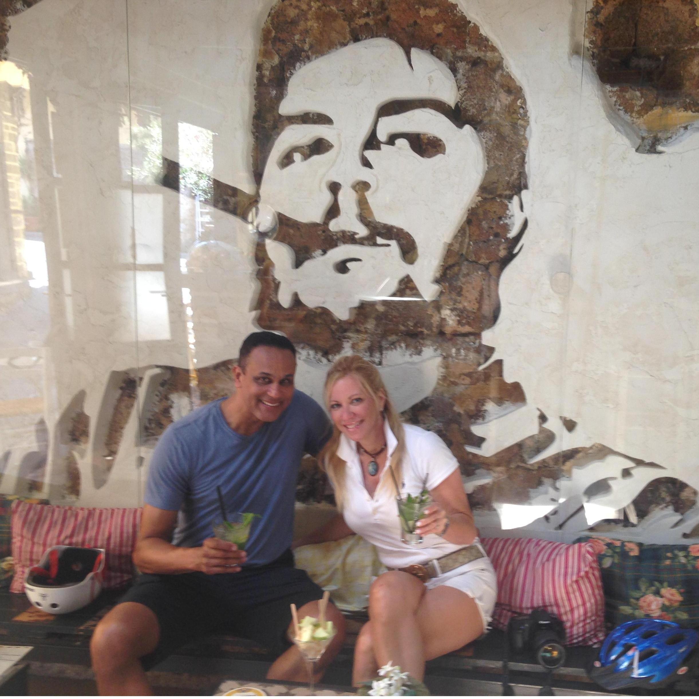 GREECE - at a Cuban Bar.
