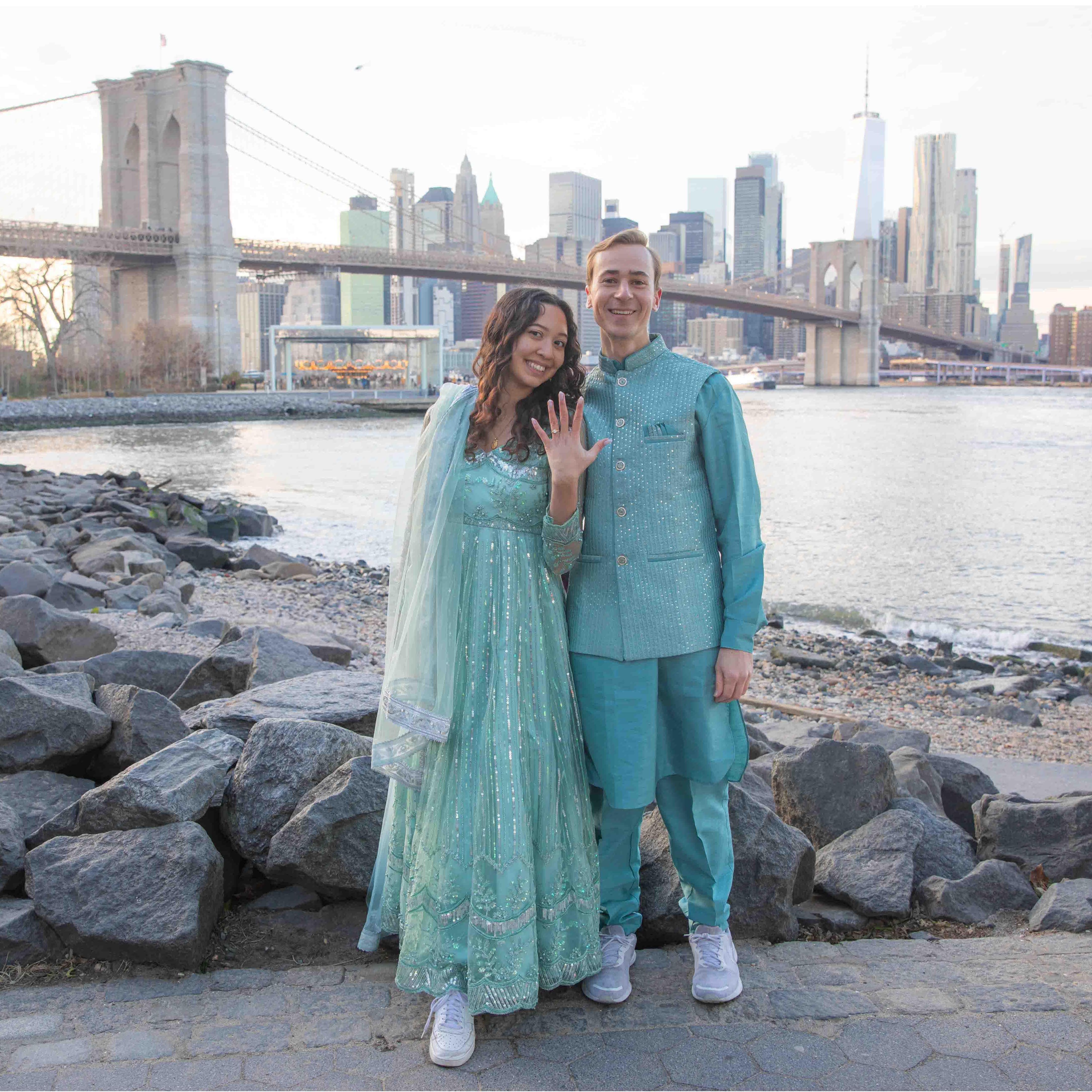 Recreating our Valentine's Day photo at the waterfront