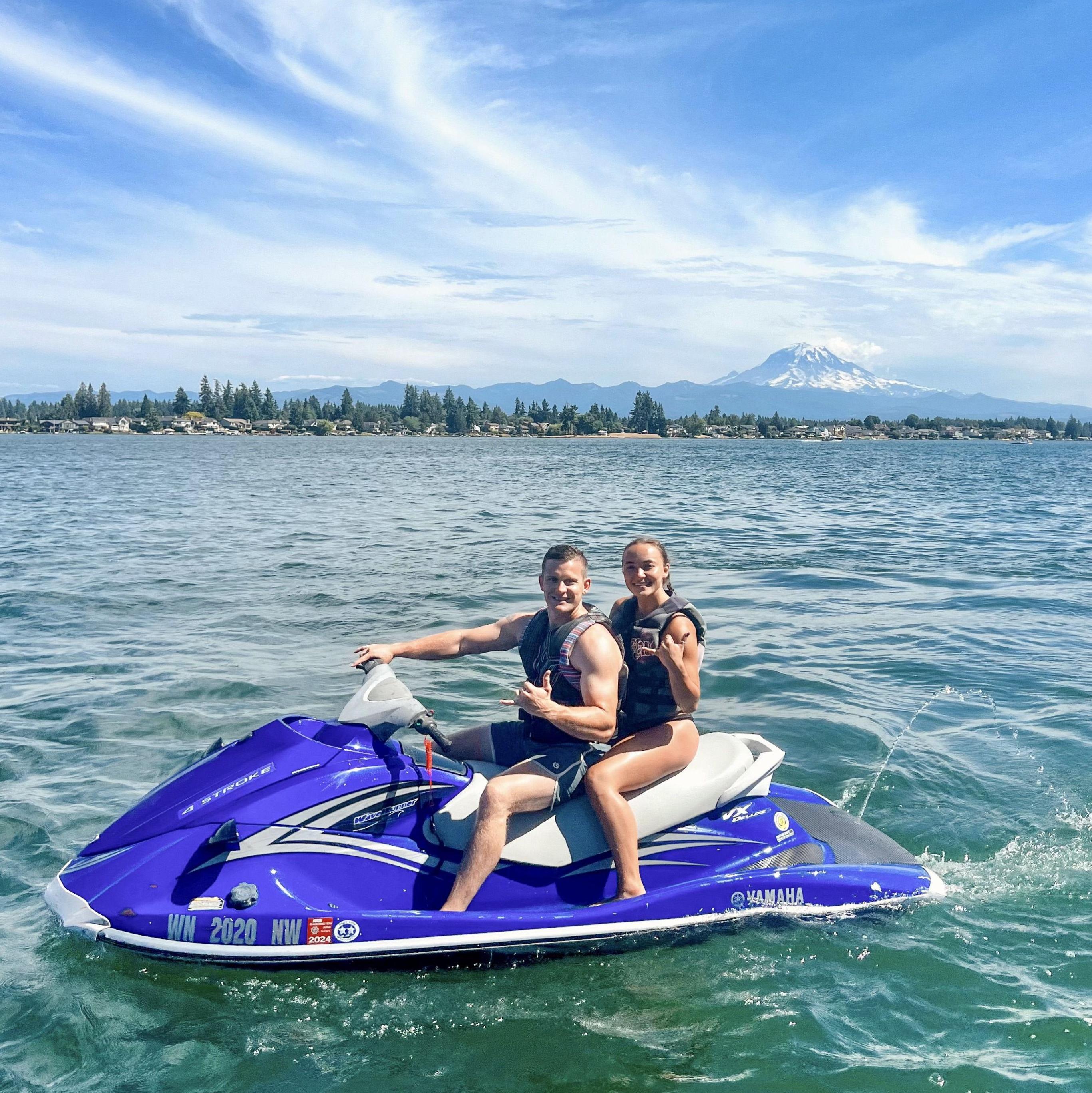 Jet skiing - Lake Tapps, WA