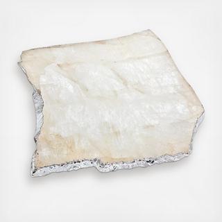 Kiva Crystal Silver Platter