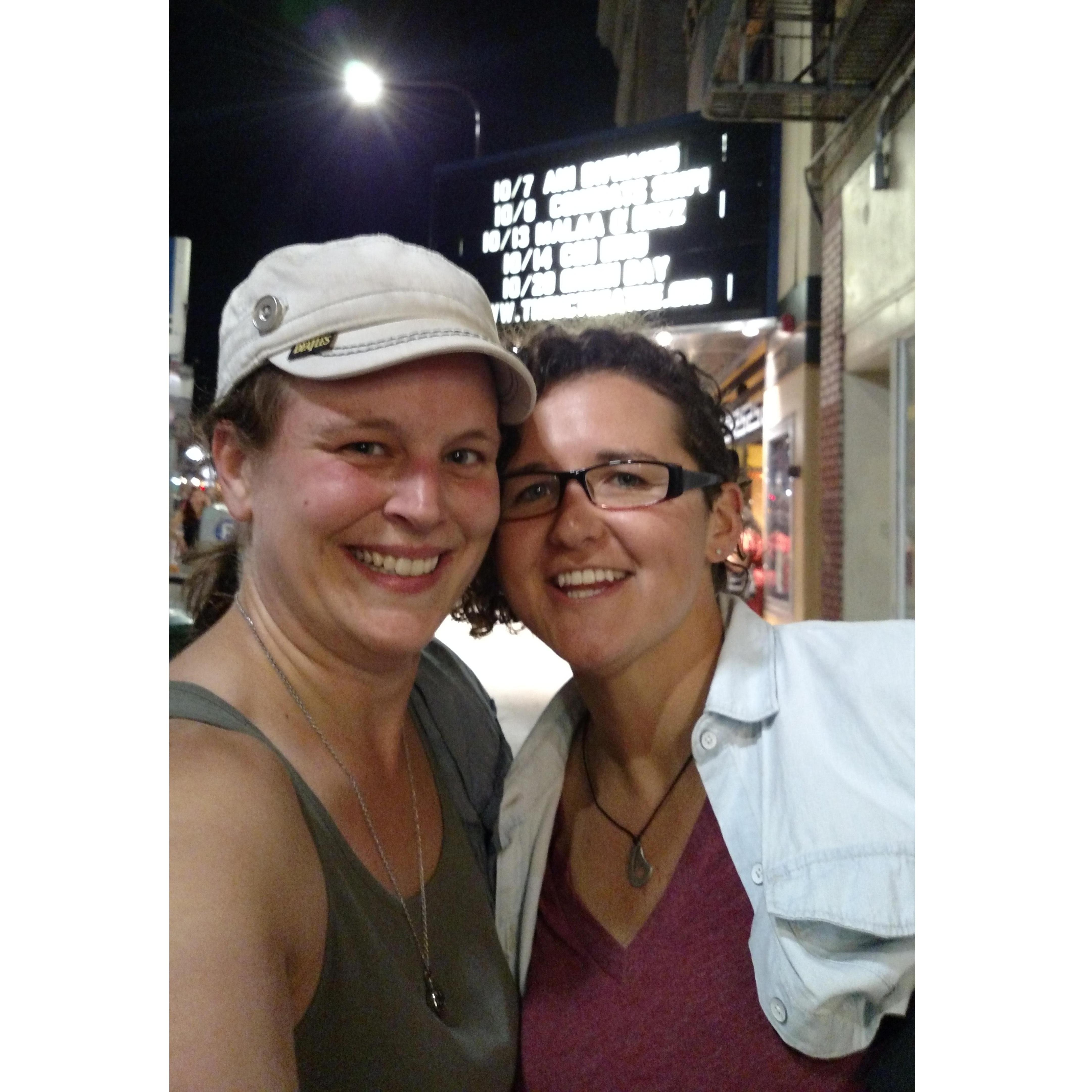 First Concert together- Ani DiFranco- Classic.