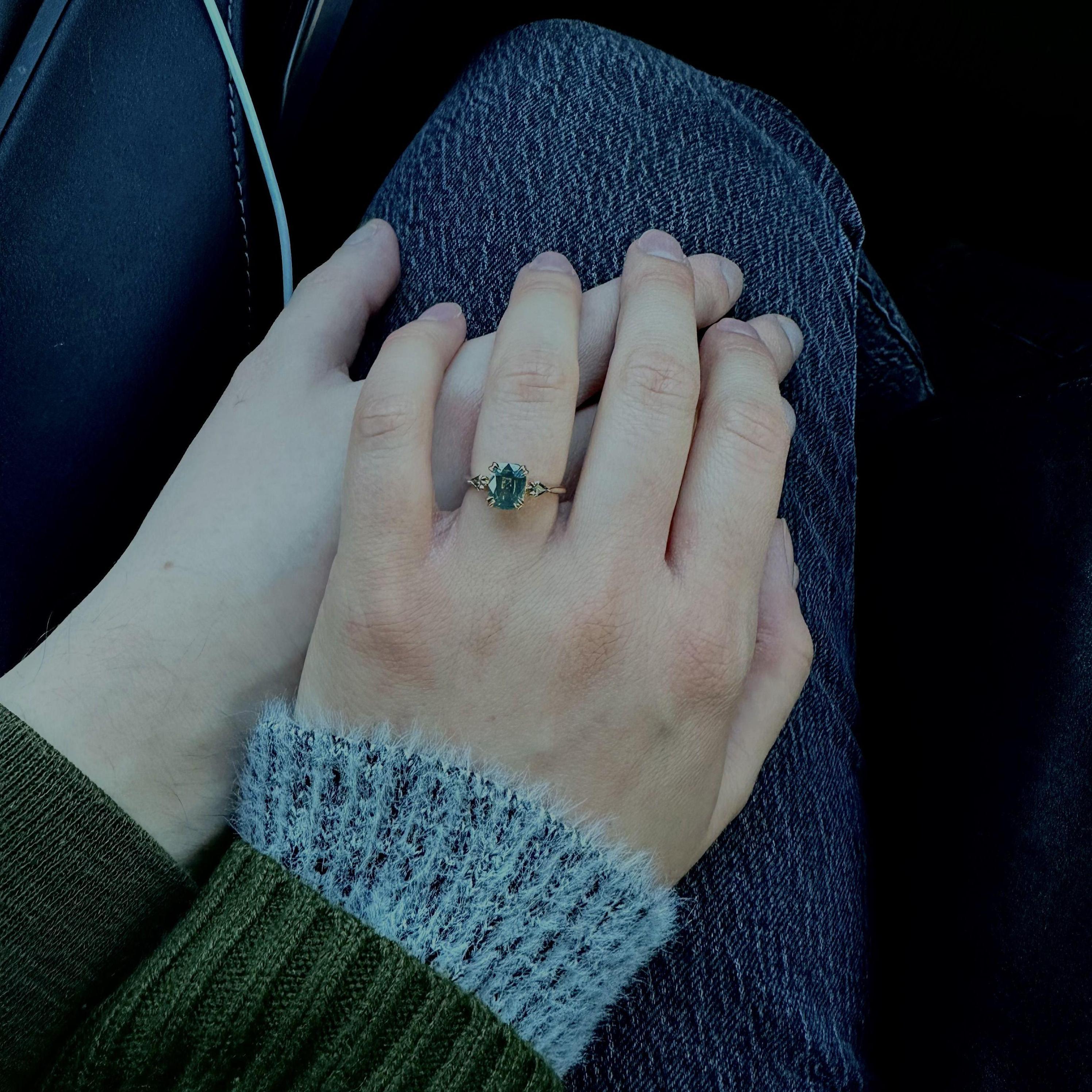 November 2023. Close up of Kaela's ring.