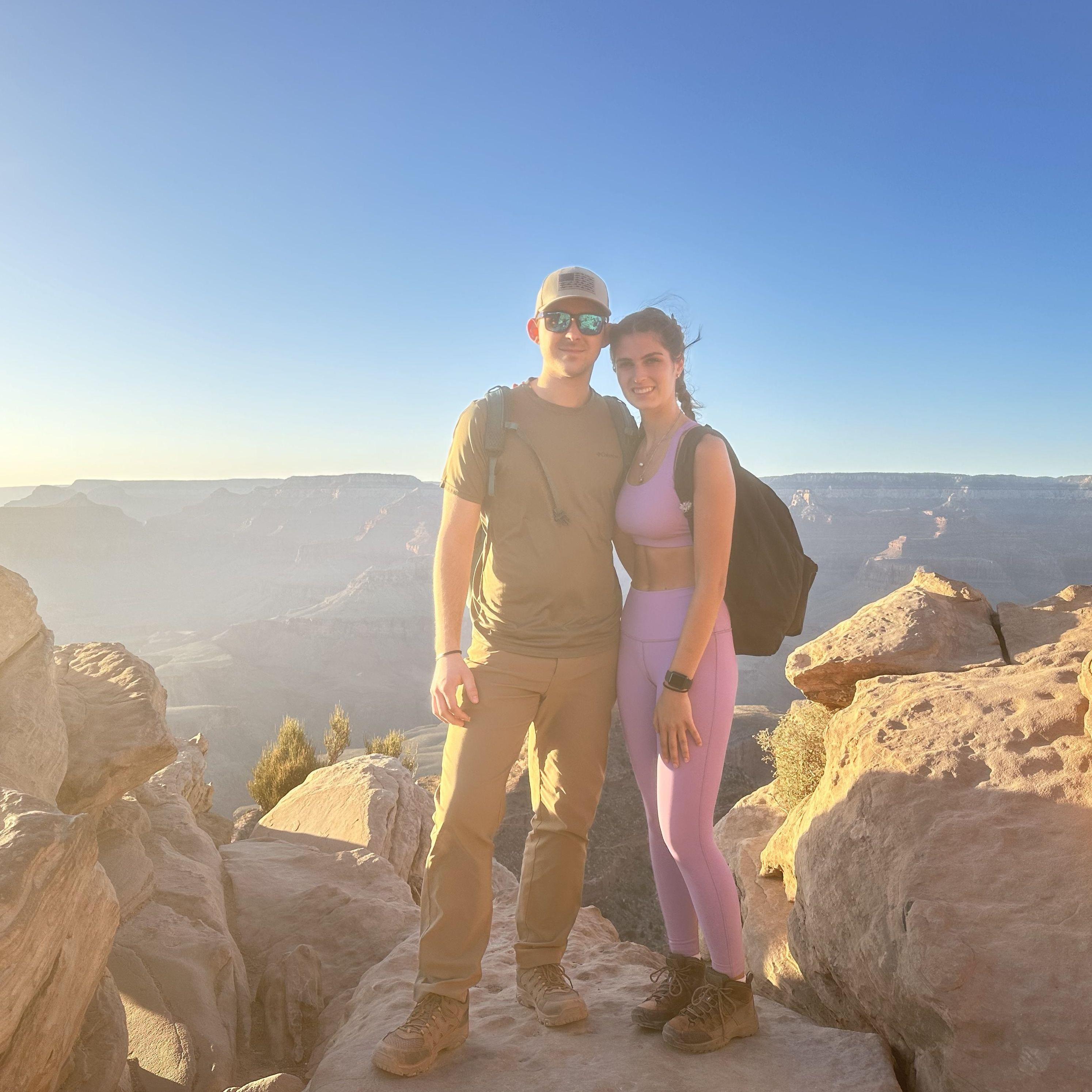 April 2024: One of the hardest things we have ever done, hiked the Grand Canyon!