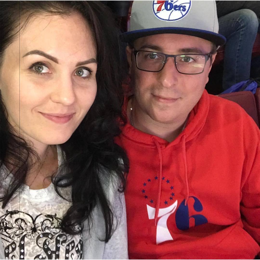 Larysa's first Sixers game
