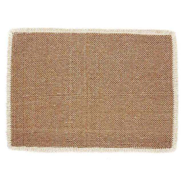 Mason Fringe Placemat, Set of 4 - Amber