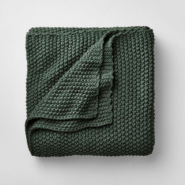 King Knit Blanket Dark Teal - Casaluna™