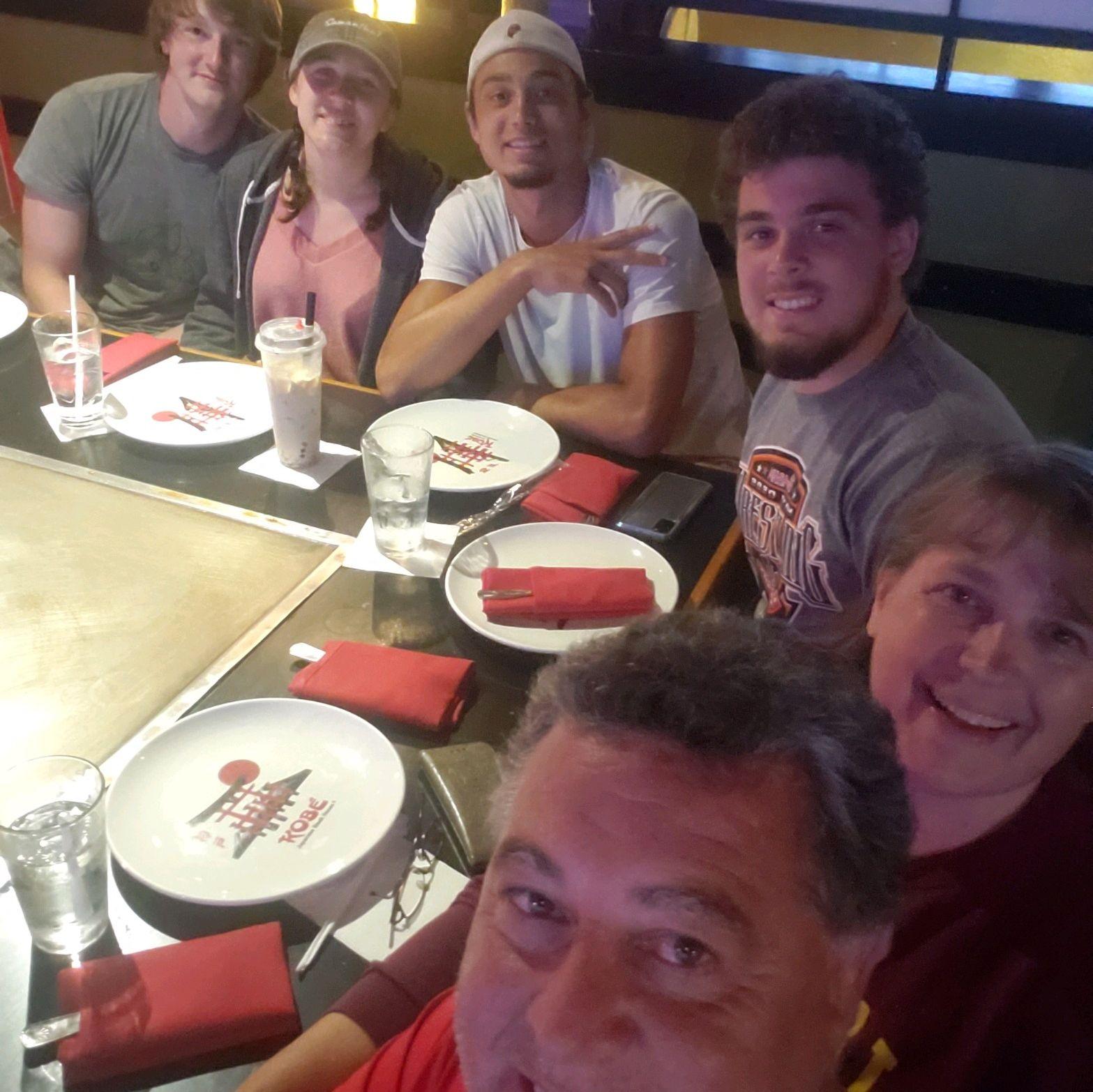 Family supper at Kobe in Orlando
