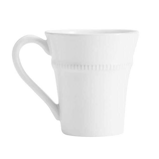 Gabriella Mug, Set of 4, White