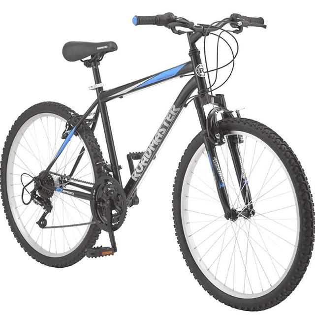 Roadmaster - 26 Inches Granite Peak Men's Mountain Bike, Black/Blue