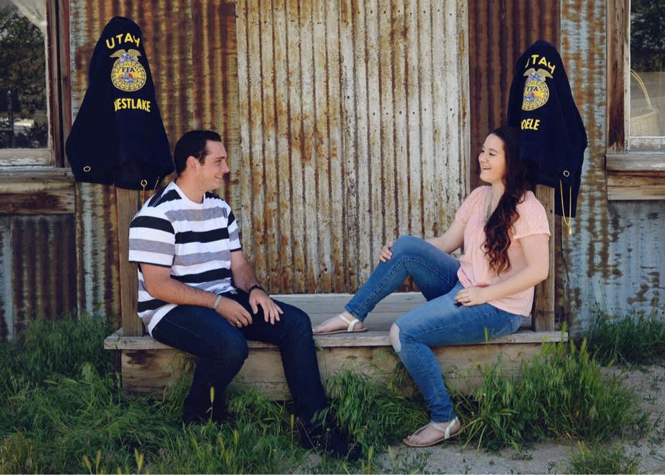 He kept making me laugh, and my laugh makes him laugh.. so we laughed pretty much the whole time!