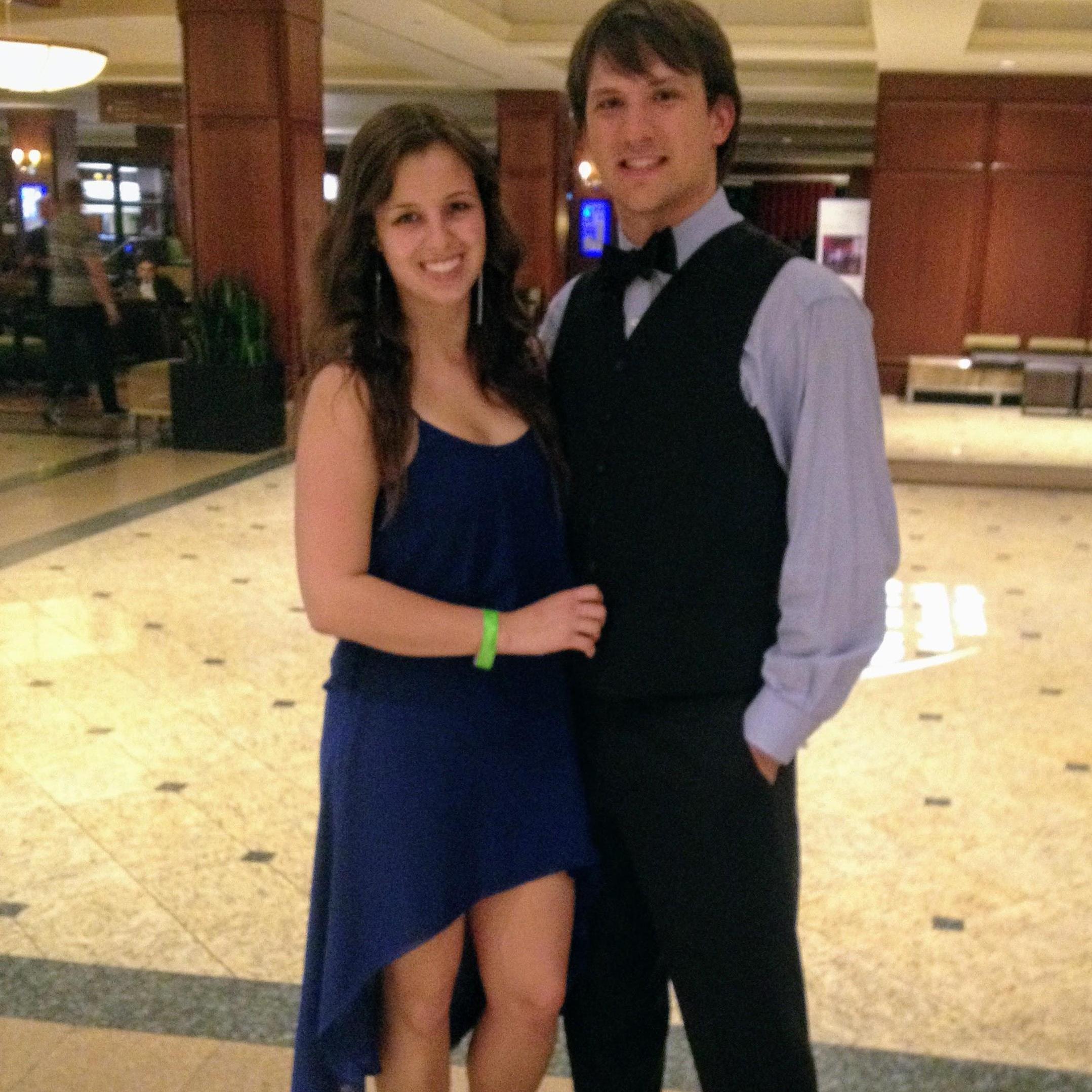 Our first formal dance together