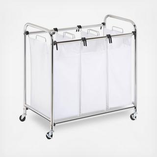 Heavy-Duty 3-Section Laundry Sorter