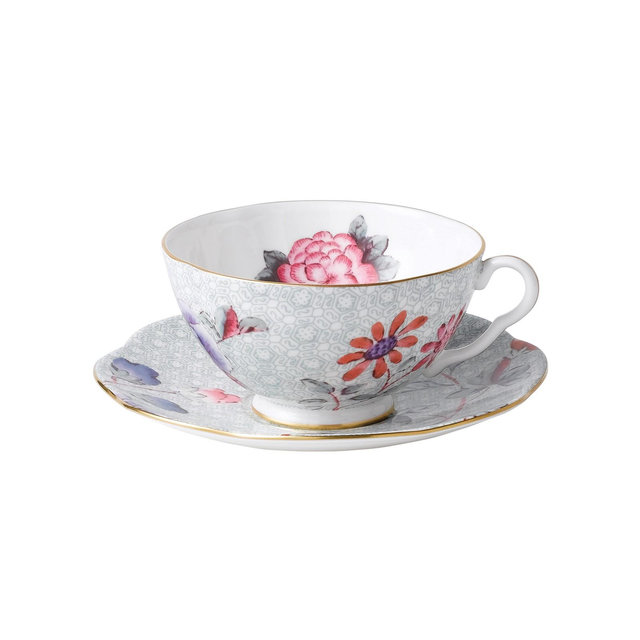 Wedgwood Green Cuckoo Teacup and Saucer