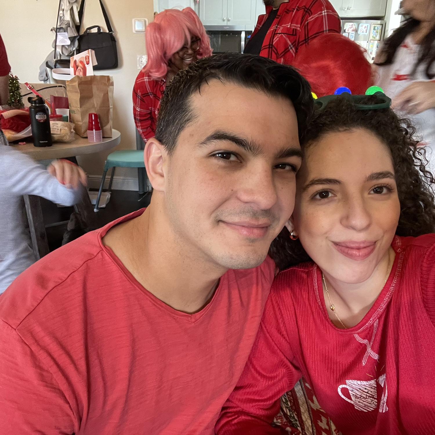 Christmas PJ party with Julio's family! 12/15/24