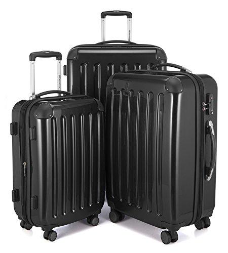 HAUPTSTADTKOFFER Luggages Sets Glossy Suitcase Sets Hardside Spinner Trolley Expandable (20", 24" & 28") TSA