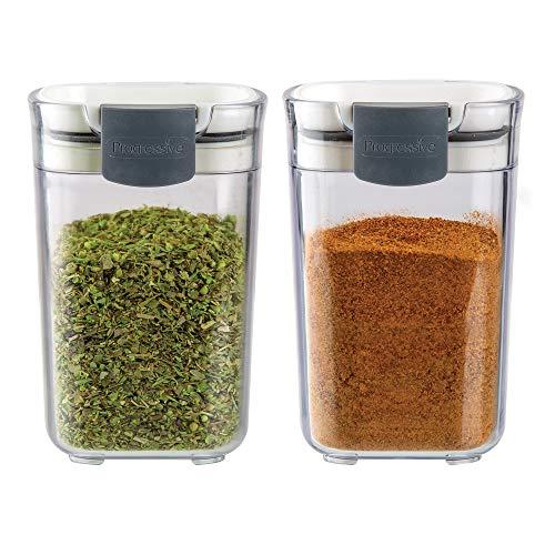 Progressive International PKS-410 Prepworks SEASONING KEEPERS, 2 Piece, Clear