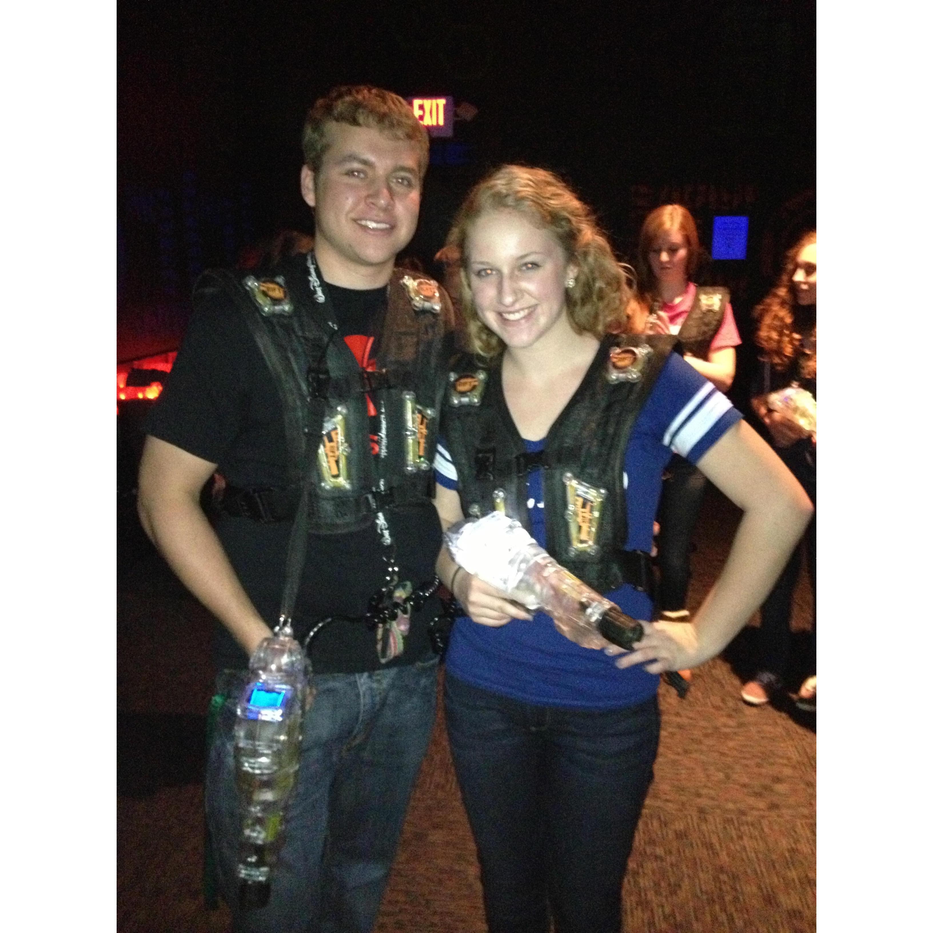 November 2012 - lazerrrr taggg ;P at a church "lock-in"