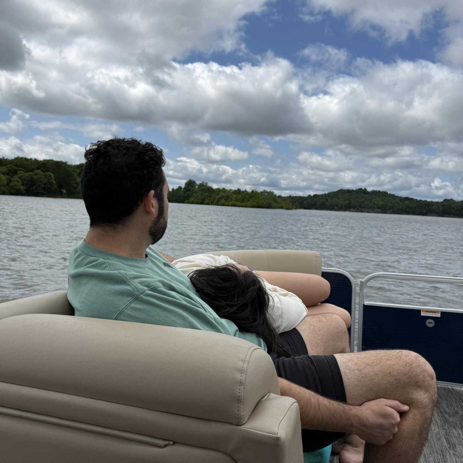 First boat day in Tennessee 🚤