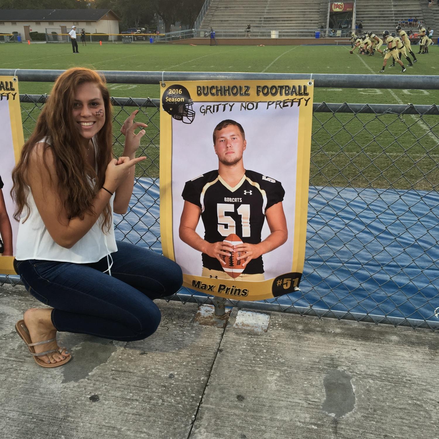 Max’s football senior night in 2017