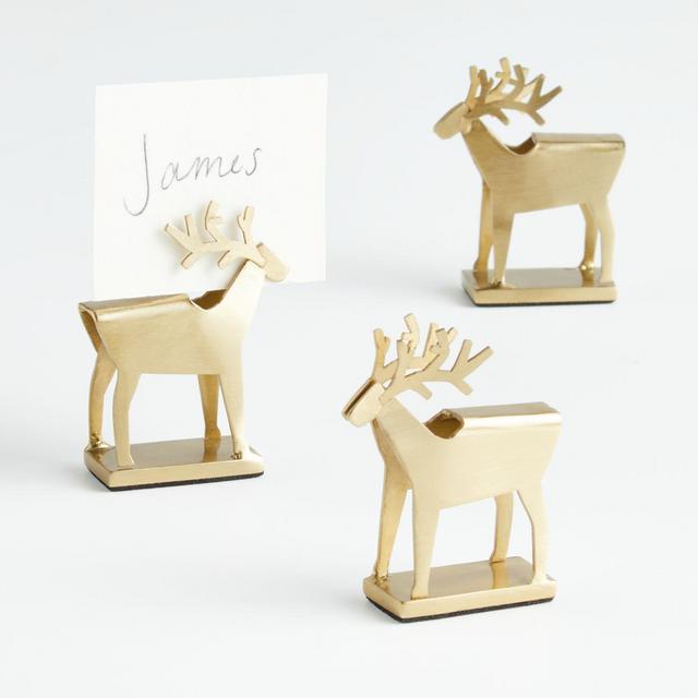Prancer Place Card Holder