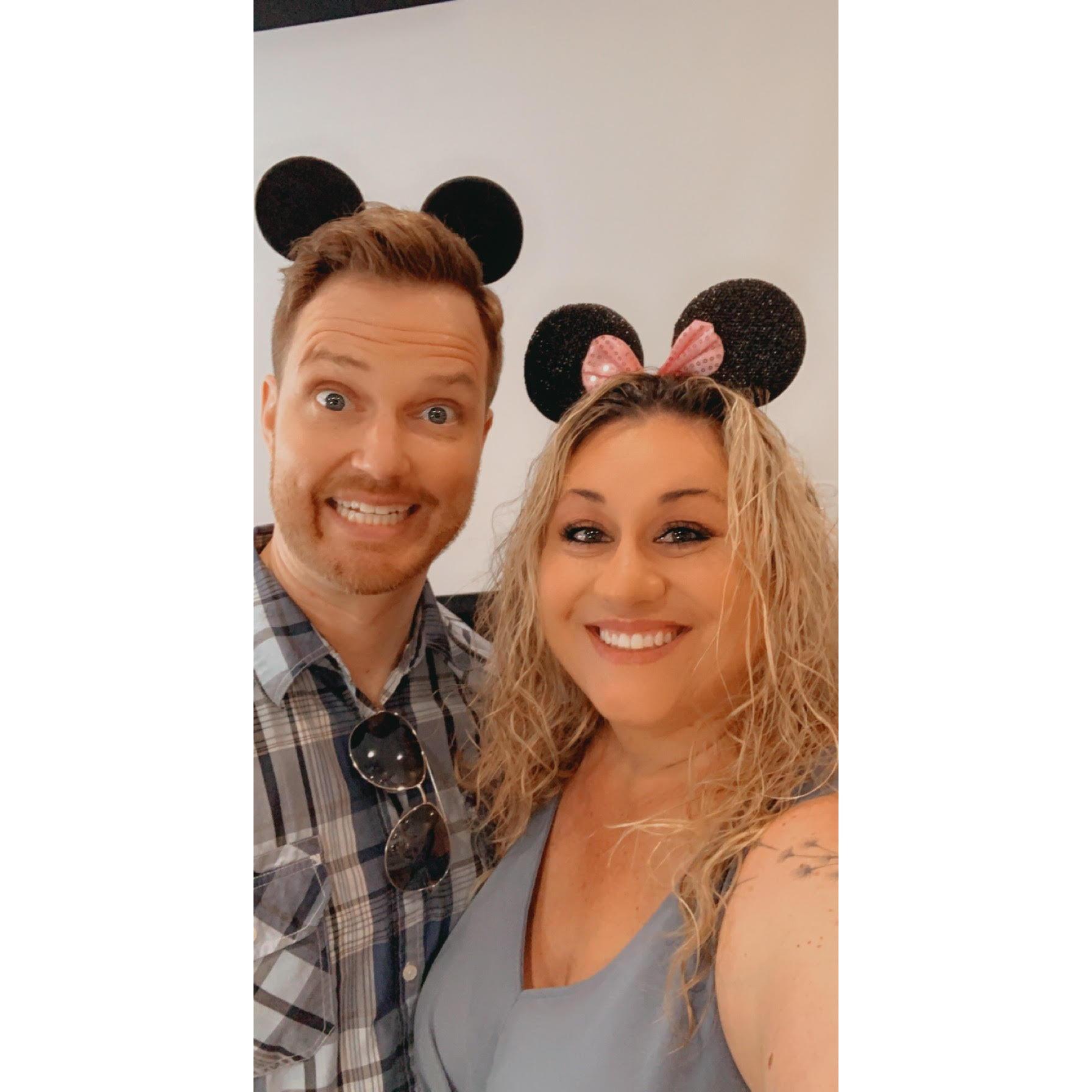 Friends party, Disney themed. Who doesn't love a good pair of Mickey ears?!