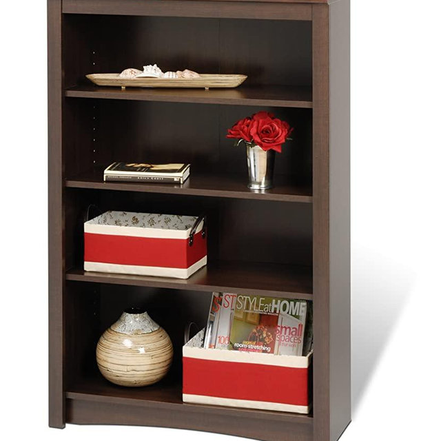 PREPAC Espresso 4-shelf Bookcase