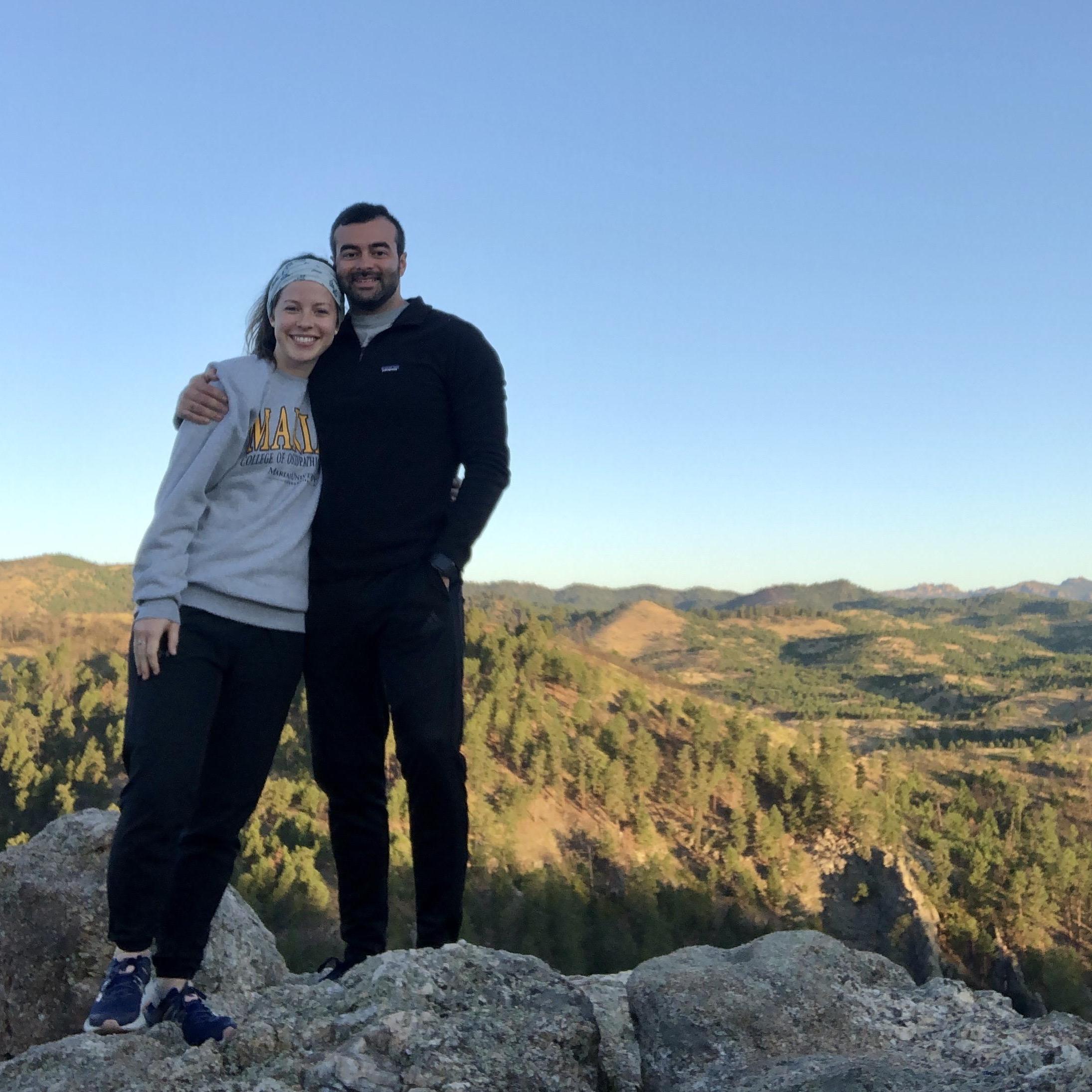 Lovers Leap in the Black Hills, SD