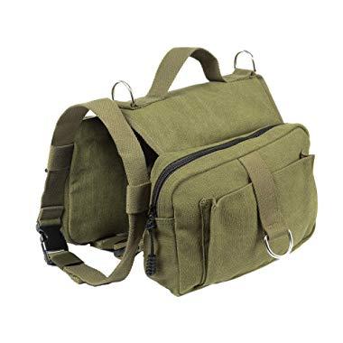 OneTigris Dog Pack Hound Travel Camping Hiking Backpack Saddle Bag Rucksack for Medium & Large Dog