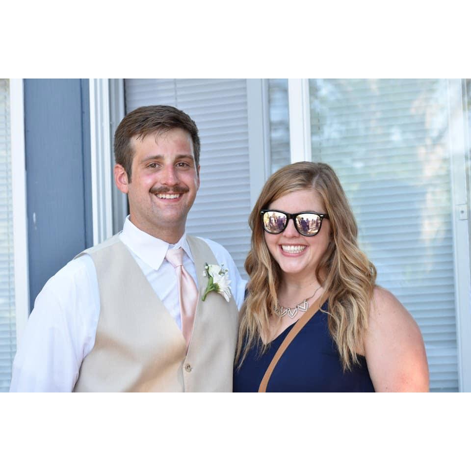 Dylan was a groomsman in a friend's wedding in the Upper Peninsula, Michigan.