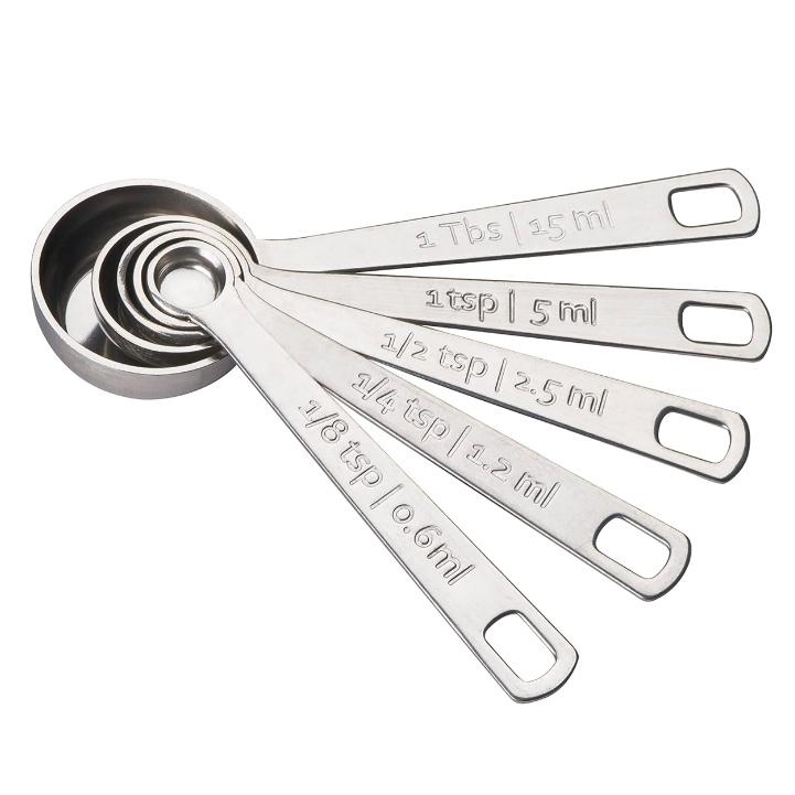 Le Creuset Stainless Steel Measuring Spoons, Set of 5