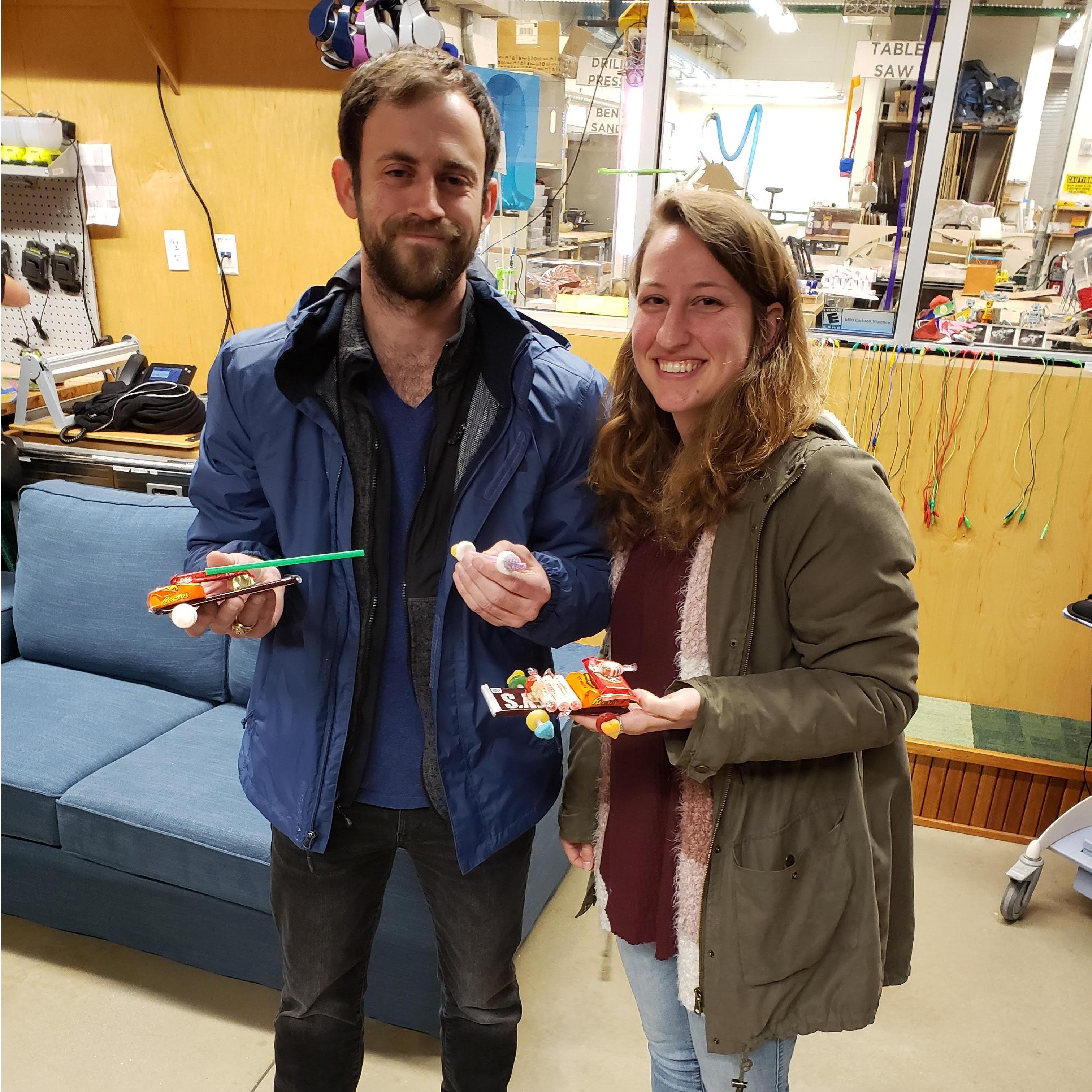 Valentine's Date- Casey's candy car won!
