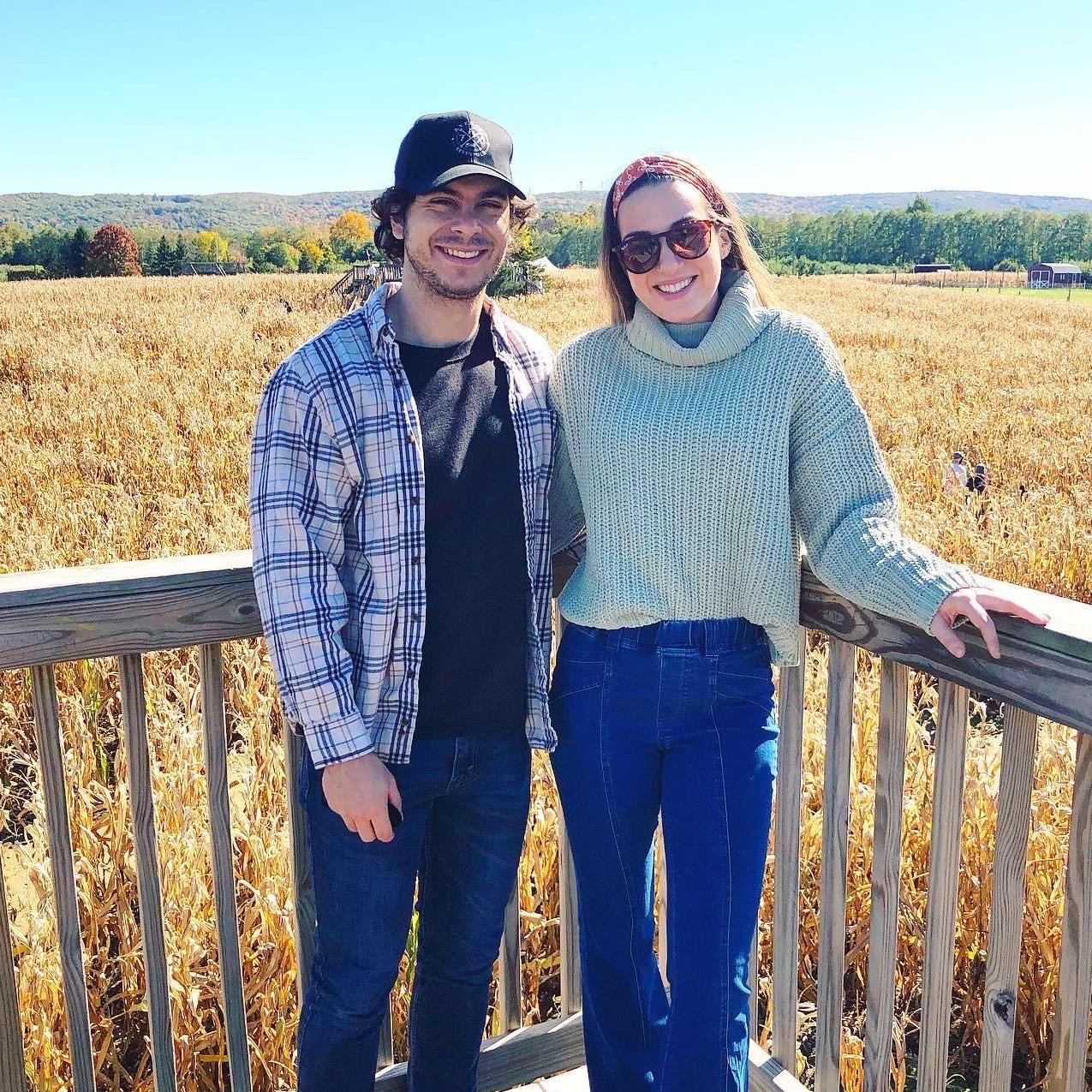 October 2020- Michael came to NY to visit for Samantha's 24th birthday where they went pumpkin picking, drank pumpkin beer and carved pumpkins!