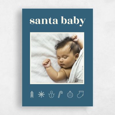 Blue Holiday Card - Grand